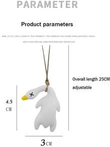 UV Induction Color-Changing Roast Duck Pendant | Photosensitive Advanced Technology Car Keychain |Universal For Cars And Bicycles | Automatic Color Change In Case Of Ultraviolet Rays | Indoor And Outdoor Creative Pendant | Funny And Cute Roast Duck Decorative Pendant Car Accessories Bag Charm School Cartoon Goth Y2k Christmas Gift