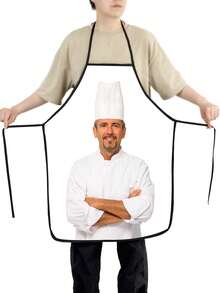 1 pieza Delantal personalizado para papá, hombres y mujeres con nombre o logo personalizados, con foto, logo, imagen, texto. Delantal ideal para chef y cocinero, delantal de cocina personalizado a prueba de agua con logotipo, imagen, nombre, perfecto como regalo para mamá, esposo, novia, novio, Día del Padre, Día de San Valentín, Día de la Madre, cumpleaños, aniversario, graduación, bodas, amor, único.