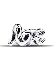 1 件珍珠白“MOM”锆石心形吊坠、宇航员吊饰、爱心文字串珠吊饰、银色鸡尾酒杯锆石吊饰 - 母亲的生日礼物 - 彩色 - 查看 18