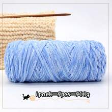 5 Rolls, 100g/Roll, Soft & Comfortable Chenille Velvet Yarn, Multi-Color Options, Suitable For Handmade Knitting - Multicolor - View 16