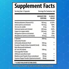 Thyroid Health & Energy Support - With Iodine & Vitamin B12, 120 Capsules - 1 chai - Xem 2