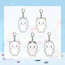 OUZEY Fog 2 KPOP PLAVE Flash MMMM Doll YEJUN NANYIJUNNOYA BAMBY Anime Acrylic Keychain