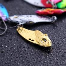 5pcs Multi-Color Metal Rattlesnake Vib Lures With Hooks, Hardbaits For Long-Range Sea Fishing