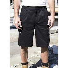 Result Unisex WorkGuard Action Shorts / Workwear (Black) - 咖啡棕 - 查看 2