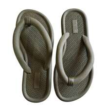 Women's Flip Flop Slippers Comfortable Non-Slip Various Colors - Verde militar - Ver 6