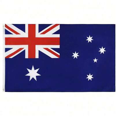 Bandera de Australia de 3x5 pies, de material de poliéster, banderas nacionales brasileñas con ojal, banderas decorativas de jardín
