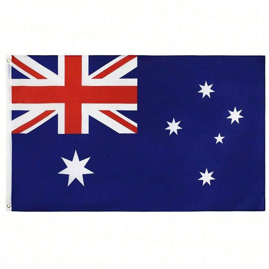 3x5 英尺澳大利亚国旗，涤纶材料，带索环的巴西国旗，花园装饰旗 - Australia - 查看 1