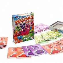 Juego de cartas Borbotos, juego de mesa familiar divertido, juego de estrategia - Negro - Ver 7