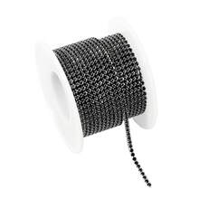 1 Cuộn, 10 Yards Chuỗi Rhinestone, Ribbon Chuỗi Rhinestone Đóng, Chuỗi Cup May-On Glitz Kim Cương Viền Cho Đồ Trang Sức Tự Làm, Quần Áo, Giày Dép & Phụ Kiện Cưới - Chiều Rộng 3mm - Nhiều màu - Xem 15