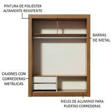 MADESA Bedroom Armoires - Brown - View 6