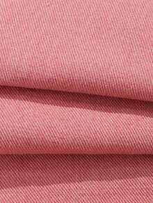 BLACKTOEXIT Spring/Autumn Men's & Women's High Street Sweet Cool Pink Loose Fit Versatile Denim Straight Leg Pants Fashionable Long Pants - Pink - View 9