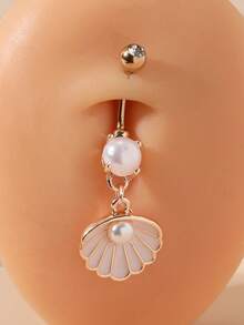 1pc/Set Women Sexy Navel Piercing Ring With Butterfly Zirconia Decoration, Belly Button Rings - Multicolor - View 16