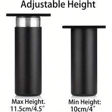 4 piezas Patas ajustables para gabinete, Patas de muebles ajustables, Elevadores de muebles de sofá, Patas de repuesto DIY para muebles, Pies para soporte de TV - Multicolor - Ver 8