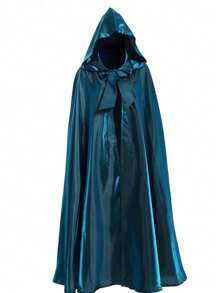 Medieval Cloak; Wizard Robe; Death Role-Play Performance Costume. Halloween Black Cape