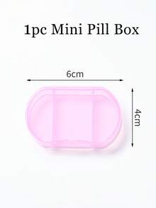 1pc/2pcs Pill Case, Portable Sealed Medicine Box, Mini Portable Pills Organizer Case, Waterproof And Moisture-Proof Travel Medicine Storage Box Small Pill Box With Separate Layers, Pocket Pill Box, Dispenser For Purse Vitamin Fish Oil Compartments Container Medicine Box, Medicine Organizer, Suitable For Outdoor Camping, Hiking, Fishing, Moisture-Proof, Mountaineering, And Travel - Multicolor - View 12