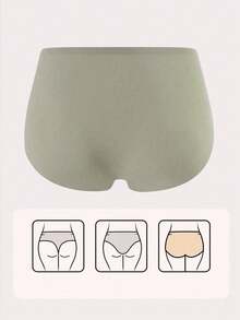 8pcs/Pack Women's Seamless Underwear - Soft, Breathable, Invisible Nylon Blended Lingerie, All Season