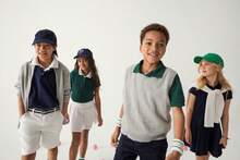 The Children's PLACE Boys Uniform Pique Polo 4-Pack Solid Blue And Solid White Multipack - MULTI CLR - View 8