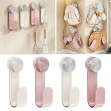 Suction Cup Mounted Pot Lid Rack, Wallmounted Pot Lid Storage Organizer, Multi-Function Kitchen Pot Lid Holder