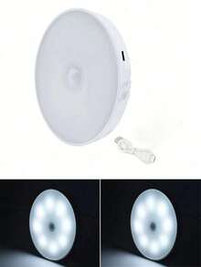 Đèn ngủ cảm biến chuyển động không dây 1/3, đèn trang trí phòng ngủ, đèn tường LED cảm biến, đèn cảm biến thông minh, thích hợp cho cầu thang, tủ quần áo, phòng ngủ, đèn tủ có thể sạc lại (pin lithium 250mAh tích hợp) - Nhiều màu - Xem 12