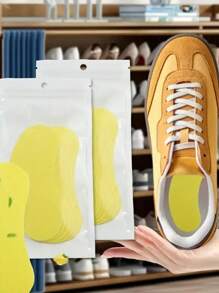10Pcs Shoes Odor Remover Deodorant Patch Lemon Athlete's Foot Soothing Insole Stickers Antibacterial Antiperspirant Foot Care