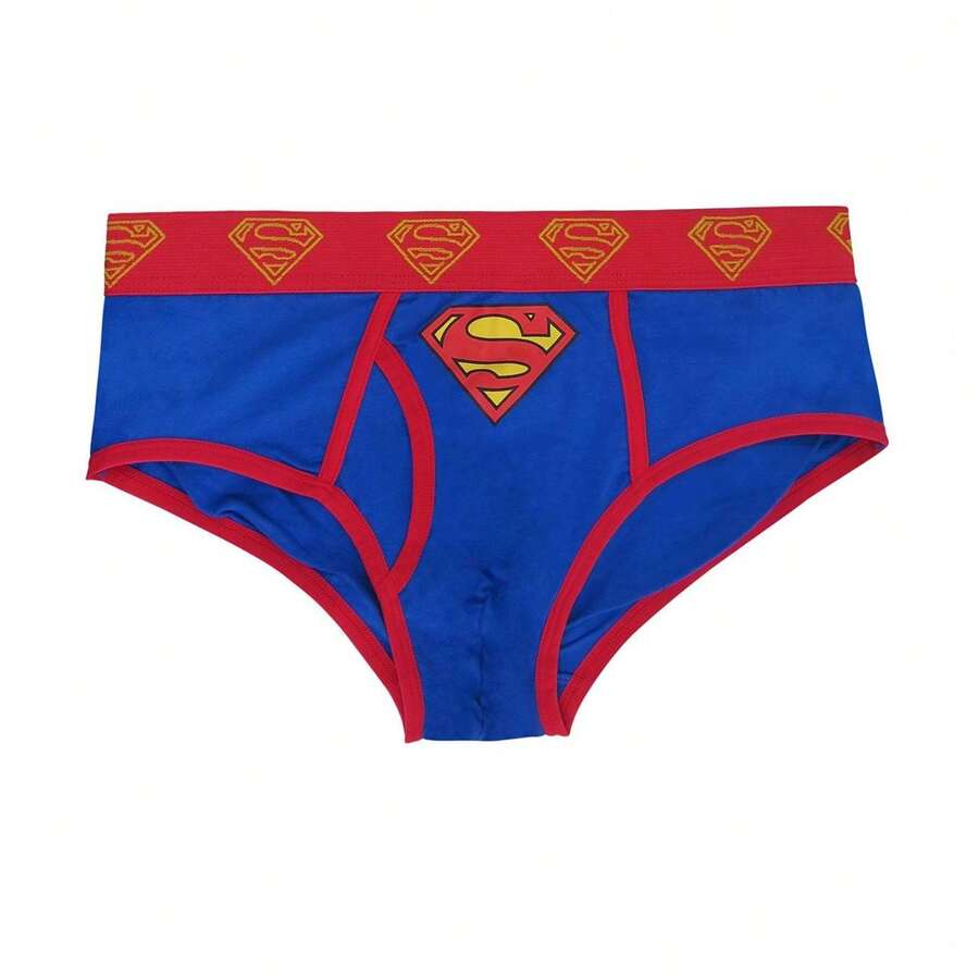 Superman Symbol Men's Underwear Fashion Briefs - 藍色 - 查看 1