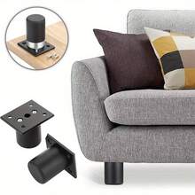 4 piezas Patas ajustables para gabinete, Patas de muebles ajustables, Elevadores de muebles de sofá, Patas de repuesto DIY para muebles, Pies para soporte de TV - Multicolor - Ver 7