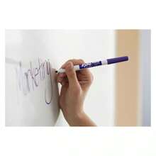 Expo 4pk Dry Erase Markers Fine Tip Black: Thin Whiteboard Markers, Low-Odor, Erasable, Stationery & Office Supplies - Black - View 8
