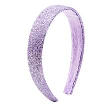 1/10pcs New Glitter Wide-Banded Headband, Colorful Gradient Top Knot Headband, Sweet Headpiece Suitable For Daily Commute, Work, School