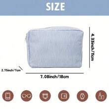 Embroidered Name Makeup Bag, Corduroy Makeup Pouch Custom, Sanitary Napkin Storage Bag, Travel Makeup Bag, Personalized Storage Bag, Makeup Bag, Travel Accessories Multi-Functional, Space-Saving Versatile, Large Capacity, Lightweight, Functional, Practical, All-Purpose, Colorful, Cute, Commuting, Business Casual, Ideal Gifts For Him, Ideal Gifts For Holiday/ Vacation, For Outdoors/Outings/Travel/Hiking/Stadium/Sports/Climbing, For Business/Commute/Work/Office, Mother's Day Gifts Women