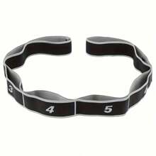 Yoga Elastic Resistance Band With 8 Segmented Stretching Rope, Home Fitness, Pilates Training