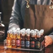 48pcs 25ml 50ml Mini Liquor Bottles Set, Mini Empty Plastic Shot Bottles, Airtight Spirit Bottle With Caps Mini Wine Bottles, Bar Party Supplies Thanksgiving, Halloween, And Christmas Are Applicable Durable Multi-Use For Juice, Sauces, Coffee