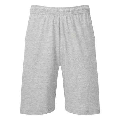 Fruit of the Loom Mens Iconic 195 Jersey Shorts (Heather Grey)