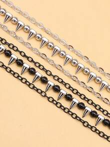 سلسلة قابلة للتمديد متعددة الطبقات بحلي، سلسلة أنيقة مخصصة للبناطيل، مناسبة للمهرجانات والحفلات والارتداء اليومي وهدايا الحفلات