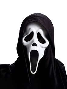 1pc Escape Chamber Horror Adult Death Skull Scream Latex -Mask Script Kill Dawn Kill Scream Ghost Latex -Mask Suitable For All Kinds Of Dance Party Cosplay.Halloween