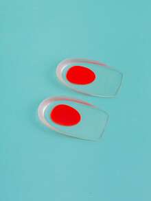 2 件/4 件/6 件男女通用凝胶硅胶鞋垫 - 带衬垫的鞋垫，适合散步、跑步、徒步旅行、全天站立 - 鞋跟垫 - 适用于运动鞋、靴子等。 - 柔软纹理材质，足部护理