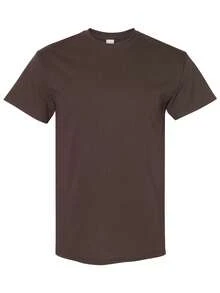 5-Piece Set, 100% Cotton T-Shirt, Men's Classic Solid Color Short Sleeved T-Shirt - Multicolor - View 6