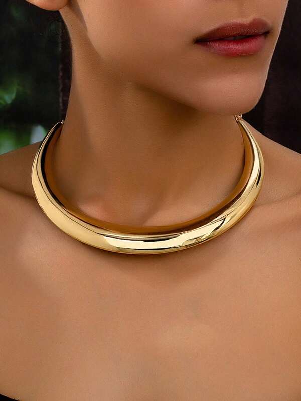 Collar de cuello de clavícula minimalista para mujer