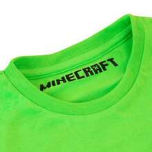 Minecraft Pyjamas | Girls Creeper Nightdress | Girls Gamer Pjs | Official Merchandise - Green - View 4