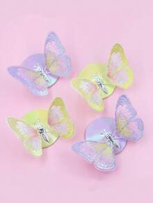 1pair Ladies' Sexy Chest Patch 3D 3D Dynamic Embroidery Butterfly Chest Patch Laser Version - Multicolor - View 3