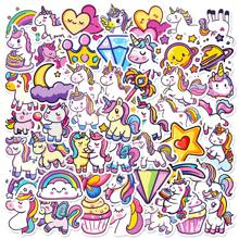 100 Stücke Einhorn Aufkleber, bunte, wasserfeste Vinyl Aufkleber für Hydroflaschen, Wasserflaschen, Laptops, Koffer, Kühlschränke, Gepäck, Handys, Frühlingsdekoration, Geschenkverpackung, Muttertag, süße Aufkleber für Teenager, Erwachsene, Schulmaterial, Rückkehr zur Schule