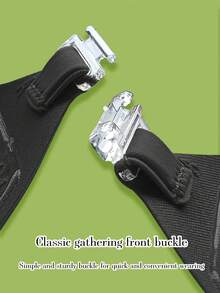 2片硅胶胸垫+2根透明肩带，加厚隐形粘胶文胸，无背无肩带文胸 - 适合小胸 - 黑色 - 查看 5