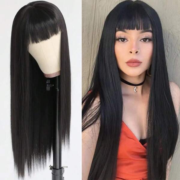 Frange en cheveux synthétiques