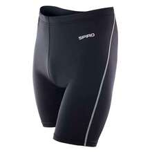 Mens Bodyfit Base Layer Shorts (Black) - Coffee Brown - View 1