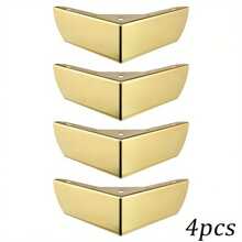 4Pcs Durable Heavy Load Bearing Furniture Legs Metal Cabinet Three-Pronged Feet Triangle Sofa Legs DIY Furniture Hardware Legs