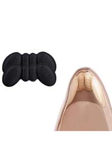 4 Pairs Anti-Slip Heel Pads For Shoes, Comfortable Heel Grips & Inserts For Women & Men, Prevent Rubbing & Blisters, Perfect For Shoes That Are Too Big, Shoe Liner Cushions