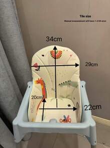 Cojín/Almohadilla para silla alta ANTILOP para bebé, funda de asiento de silla de comedor para niños de estilo simple (silla no incluida)