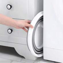 10L Collapsible Silicone Bucket, Simple & Fashionable, Suitable For Summer - Grey - View 4