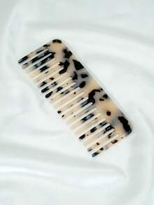 lina. 1pc Wide Tooth Comb, Acetate Fiber Board Marble Pattern Comb Teeth, Easily Detangle Hair, Travel Size, Convenient To Carry, Fits In Wallet, Pocket, Backpack, Mini Anti-Tangle Comb, Suitable For All Hair Types, Dry And Wet Use, Unisex, Hair Care, Hair Styling Tool, Mini Portable, Travel Accessory - Multicolor - View 11