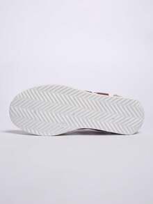 Women's Casual Sneakers, Geometric Color Block Patchwork Preppy Athletic Shoes, PU Leather Asymmetric/Asymmetrical, Suitable For Gym, Outdoor, Office, Home, Party - Multicolor - View 10