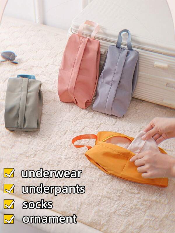 3/1pc, Underwear Storage Bag, Travel Bra Storage Bag, Underwear Socks Storage Bag, Underwear Storage Bag, Outdoor Toiletries Bag, Portable Underwear Socks Cosmetics Storage Bag, Hand-Held Clothes Storage Bag, Travel Storage Bag, Cosmetic Bag, Cosmetic Bag, Vacation Storage Bag.